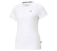 Puma ESS Small Logo Tee T-Shirt Femme Blanc FR : M (Taille Fabricant : M)