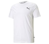 Puma ESS Small Logo Tee T-Shirt Homme Blanc FR : L (Taille Fabricant : L)