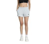 PUMA ESS Small No. 1 Logo 4'' Shorts TR, Short tricoté Femme, Light Gray Heather, L