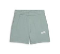 PUMA ESS Small No. 1 Logo 5'' High-Waist Shorts TR (s), Short tricoté Femme, Green Moon, XS