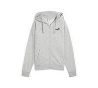 PUMA ESS Small No. 1 Logo Comfort Full-Zip Hoodie TR, Sweat à Capuche Fille, Light Gray Heather, XS