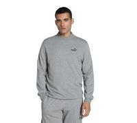 PUMA Sweat de sport 'Essentials No. 1' gris chiné / noir, Taille XL