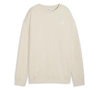 Puma Ess Small No 1 Logo Relaxed Fit Sweatshirt Beige M Femme
