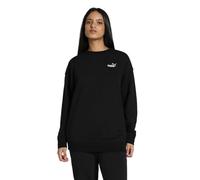 PUMA ESS Small No. 1 Logo Relaxed Crew TR, Sweat à Capuche Fille, PUMA Black, L