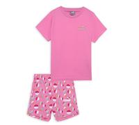 PUMA Ess+ Summer Camp Infants Set Js Survêtement, Rose Vif, 74 Mixte