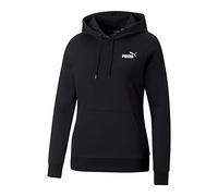 PUMA Ess+ Sweat à Capuche brodé FL Sudation, Noir, L Femme