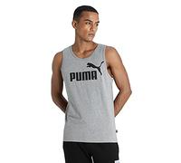 Puma ESS Tank Débardeur Homme, Medium Gray Heather, S