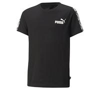 PUMA Ess Tape T-Shirt Camouflage B Mixte, Noir, 116
