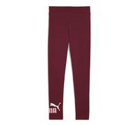 Puma Essentials 2 Color Logo Leggings Girl Pantaloni aderenti da bambina ruby