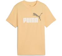 PUMA ESS 2 Color No.1 Logo Tee B, T-Shirts Garçon, Almost Apricot,
