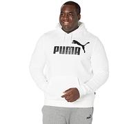 PUMA Essentials Logo Fleece Hoodie (Available in Big & Tall) Sweatshirt à Capuche, Blanc, XXL Homme