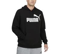 PUMA Essentials Logo Fleece Hoodie (Available in Big & Tall) Sweatshirt à Capuche, Coton Noir, XL Plus Grand Homme