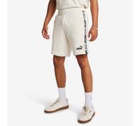 Puma Essentials+ Tape Homme Shorts - Blanc - Taille: L - Coton molletonné - Foot Locker White L