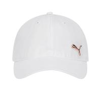 PUMA Evercat Opal Casquette réglable Baseball, Blanc/doré, Taille Unique Femmes