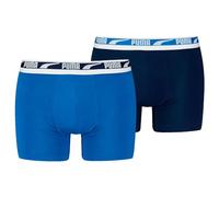 PUMA Everyday Multi Logo Boxer 2 Unités M, Bleu véritable, M