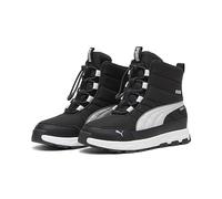 PUMA Evolve Boot PURETEX JR Basket, Black-Ash Gray White, 37.5 EU