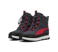 PUMA Evolve Boot Puretex Jr Sneaker, Galactic Gray-Tart Cherry Black, 35.5 EU