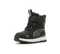 PUMA Evolve Bottes de neige unisexes avec fermeture alternative, Puma Noir Strong Gray PUMA White, 4 Toddler