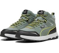 Puma Evolve Trail PS, Basket Unisexe, Green Moon-Lemon Sherbert-Puma Black,