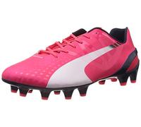 Puma evoSPEED 1.3 FG, Chaussures de football homme - Rouge - Rot (bright plasma-white-peacoat 04), 45 EU