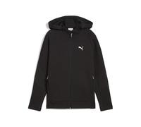 PUMA EVOSTRIPE Full-Zip Hoodie DK B, Vestes Sweat Garçon, PUMA Black,