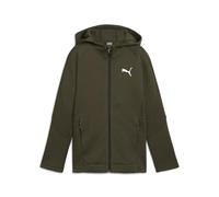 PUMA EVOSTRIPE FZ Hoodie DK B, Transpirer Garçons, Dark Olive, 681803