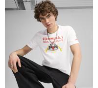 PUMA F1® Drive to Survive Graphic Race Tee, Vêtements, Blanc, XL XL