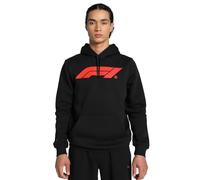 PUMA Hoodie à Logo F1® ESS+ S Black ┃Sweat à Capuche Sport Automobile pour Hommes à Manches Longues