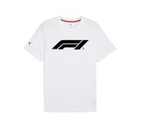 PUMA F1 ESS Logo Tee 180g, T-Shirts Homme, PUMA White, M