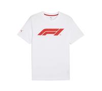 PUMA F1 ESS Logo Tee 180g, T-Shirts Homme, PUMA White, S