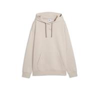 Puma Felpa con cappuccio in pile Essentials Cat Logo Hoodie da Donna silver fog