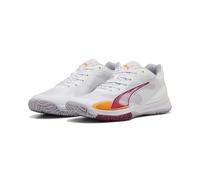 PUMA Femme Accelerate Turbo W+ 4 Chaussure de Terrain intérieur, White Berry Lilas Crush Heat Fire, 38 EU