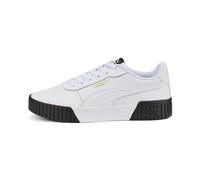 PUMA Femme Carina 2.0 Basket, Puma White Puma White Puma Team Gold Puma Black, 38 EU