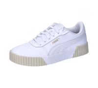 PUMA Femme Carina 2.0 Sneaker, White Gold-Alpine Snow, 38 EU