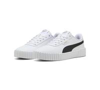 PUMA Femme Carina 3.0 Basket, White Black Gold, 38 EU