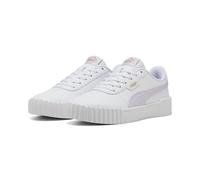 PUMA Femme Carina 3.0 Basket, White-Lilac Frost Gold, 38.5 EU