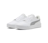 PUMA Femme Carina 3.0 Dayinight Basket, White Silver, 38.5 EU