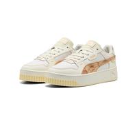 PUMA Femme Carina Street LUX Crafted Flowers Basket, Warm White-Almost Apricot, 42 EU