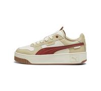 PUMA Femme Carina Street Lux Sneaker, Alpine Snow-Mars Red-Toasted Almond, 40 EU