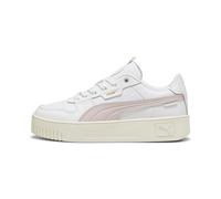 PUMA Femme Carina Street LUX Sneaker, White-Mauve Mist Gold, 41 EU