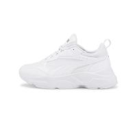 PUMA Femme Cassia Basket, Puma White Puma White Puma Team Gold, 36 EU