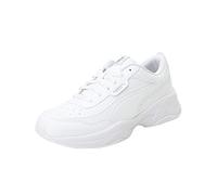 PUMA Femme Cilia Mode Fashion-sneakers, Puma White Puma Silver, 40 EU