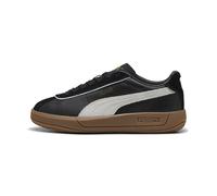 PUMA Femme Club KLASSIKA Basket, Black White Gold, 39 EU