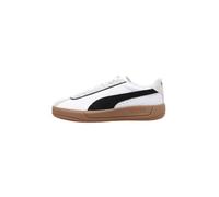 PUMA Femme Club KLASSIKA Basket, White Black-Warm White, 40.5 EU