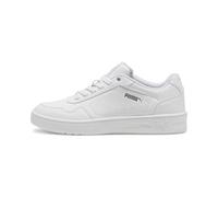 PUMA Femme Court Classy Basket, White Silver, 37.5 EU