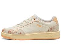 PUMA Femme Court Classy Crafted Flowers Basket, Warm White-Almost Apricot, 40.5 EU