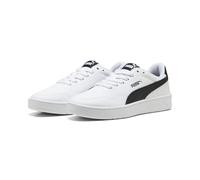 PUMA Femme Court Lally Basket, White Black, 37.5 EU