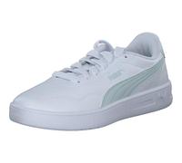 PUMA Femme Court Lally Basket, White-Peaceful Blue, 37.5 EU
