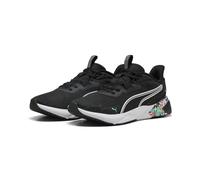PUMA Femme Disperse XT 4 WNS Tropical AOP Chaussure athlétique Tout Sport, Black White-Green Glare, 40 EU