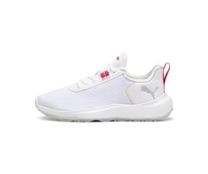 PUMA Femme Fusion Crush Sport WMNS Golf Shoe, White-Garnet Rose, 37 EU